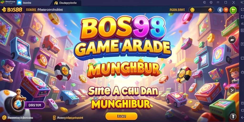 Tampilan gameplay BOS88 yang penuh warna dan menantang.