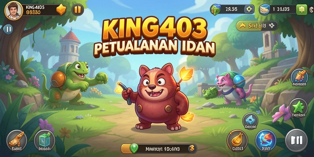 Tampilan menarik dari gameplay Idle KING403 yang menawan.