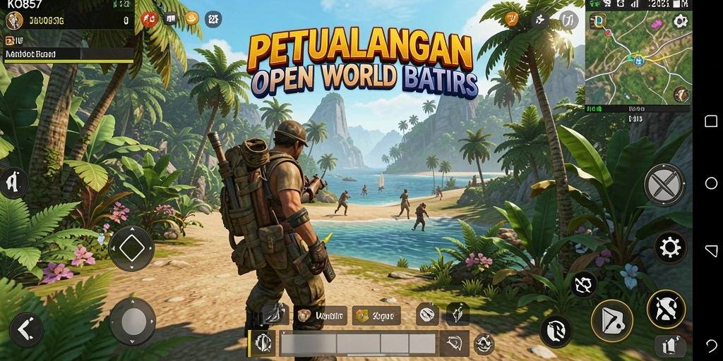 Tampilan menarik gameplay <strong>KO857</strong> dalam dunia Open World.