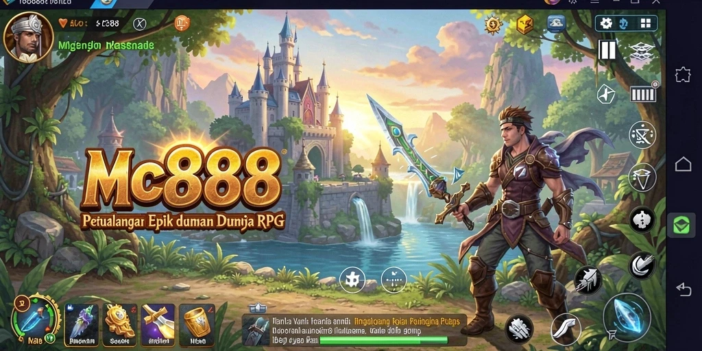 Tangkapan layar dari gameplay <strong>MC888</strong> yang mendebarkan dan penuh aksi.