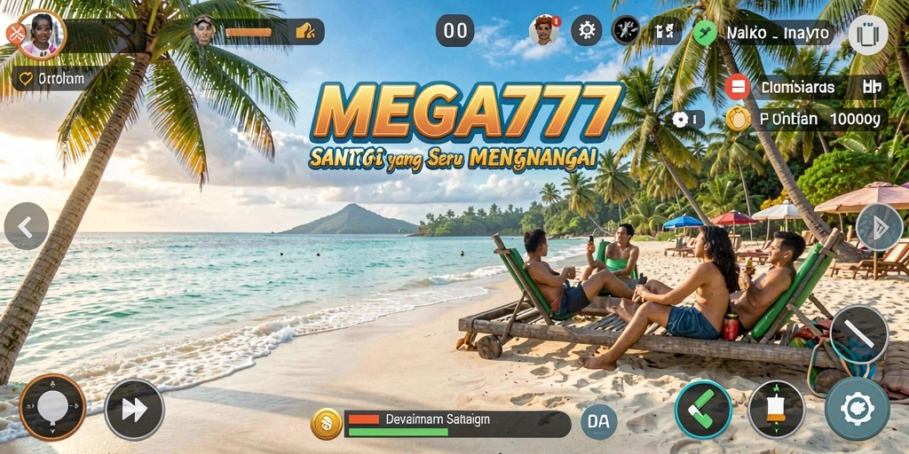 Tampilan gameplay seru dan menarik dari MEGA777.