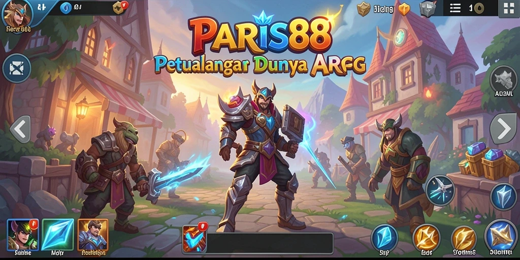 Tampilan menakjubkan dari gameplay ARPG PARIS88.