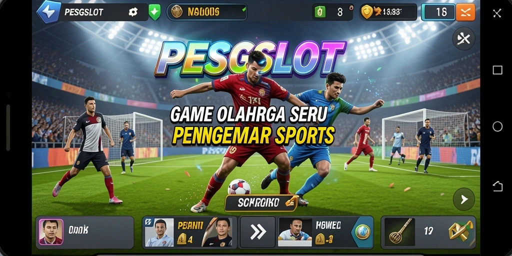 Tampilan gameplay seru dalam olahraga dengan PESGSLOT.
