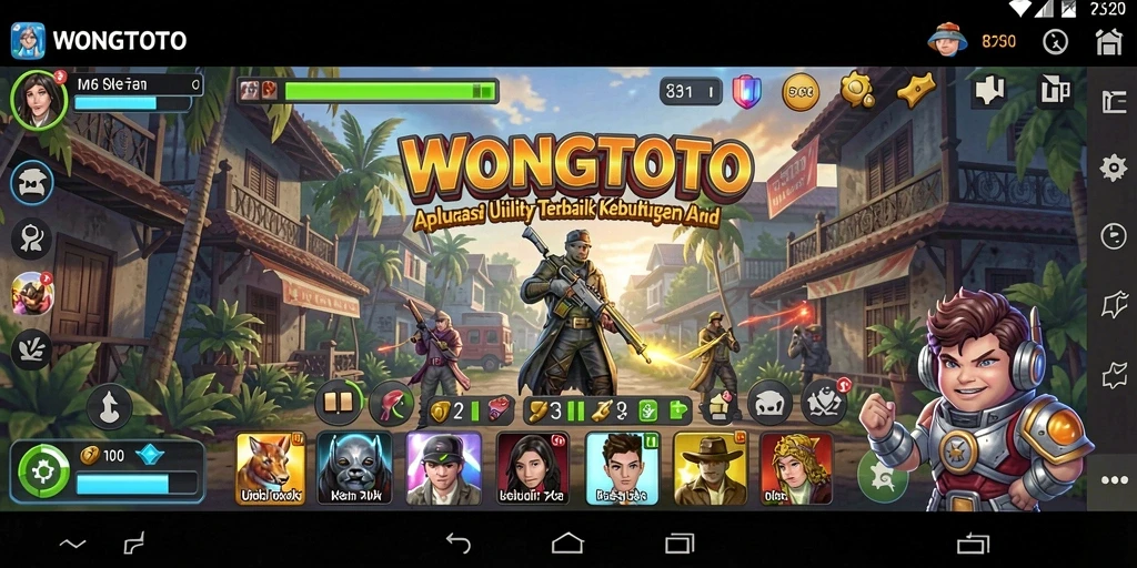 Tampilan antarmuka WONGTOTO yang sederhana dan efektif.