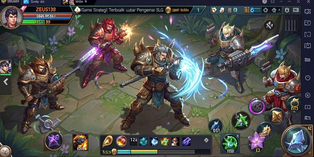 Tampilan gameplay strategis yang menantang di ZEUS138.
